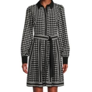 NWT Karl Lagerfeld Belted Shirt Dress Size 6